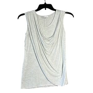 CAbi Womens Sleeveless Cowl Top Size XS White